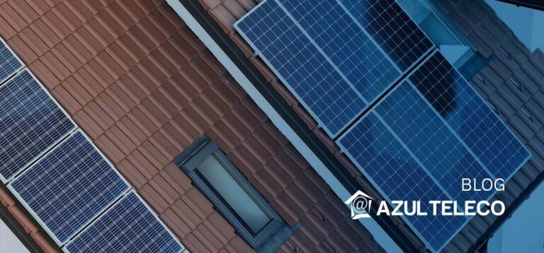 Placas solares en una casa para el auto consumo