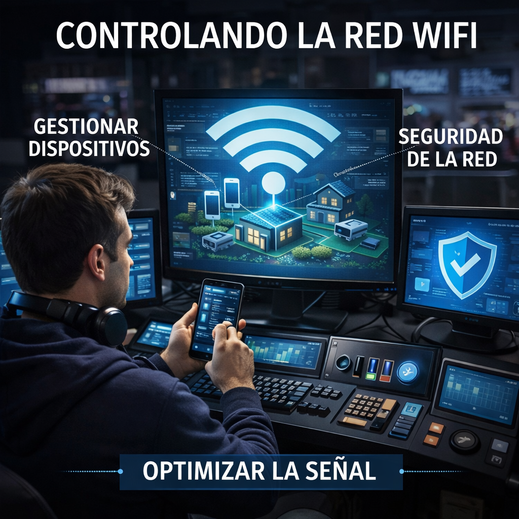 controlar red wifi desde casa