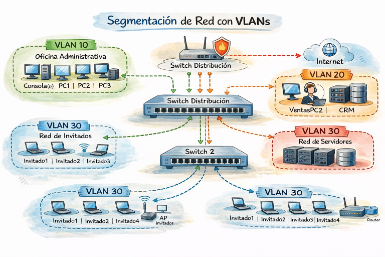 red vlan empresas
