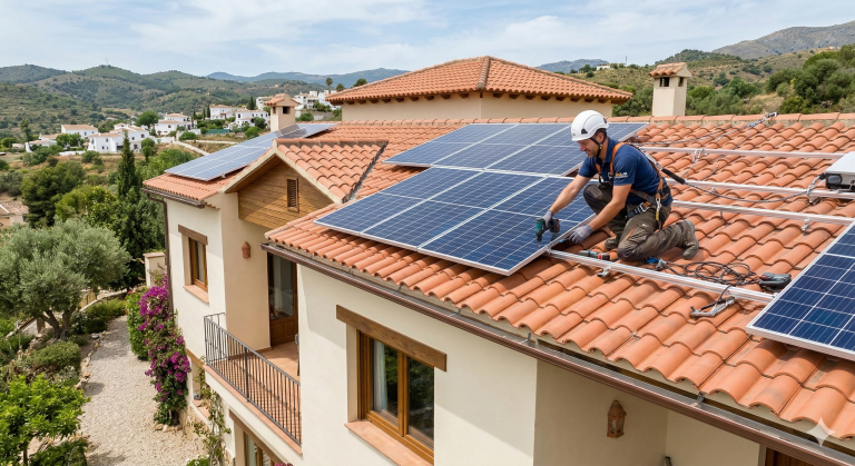 cuantas placas solares necesita mi casa