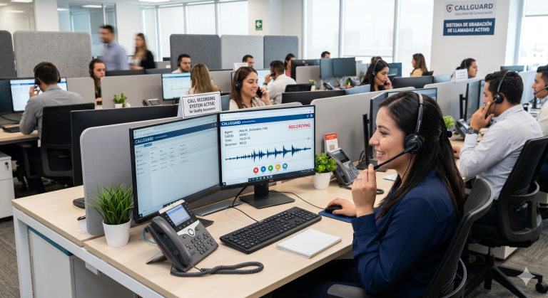 grabación llamadas en una empresa