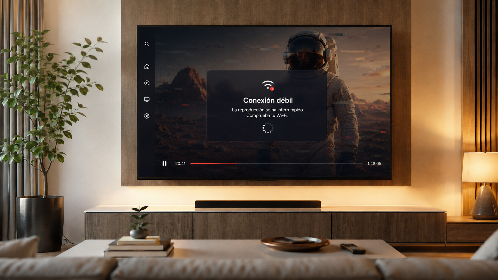 Streaming se corta en Smart TV